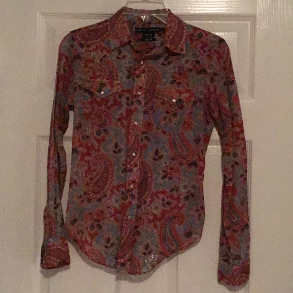 Paisley western shirt